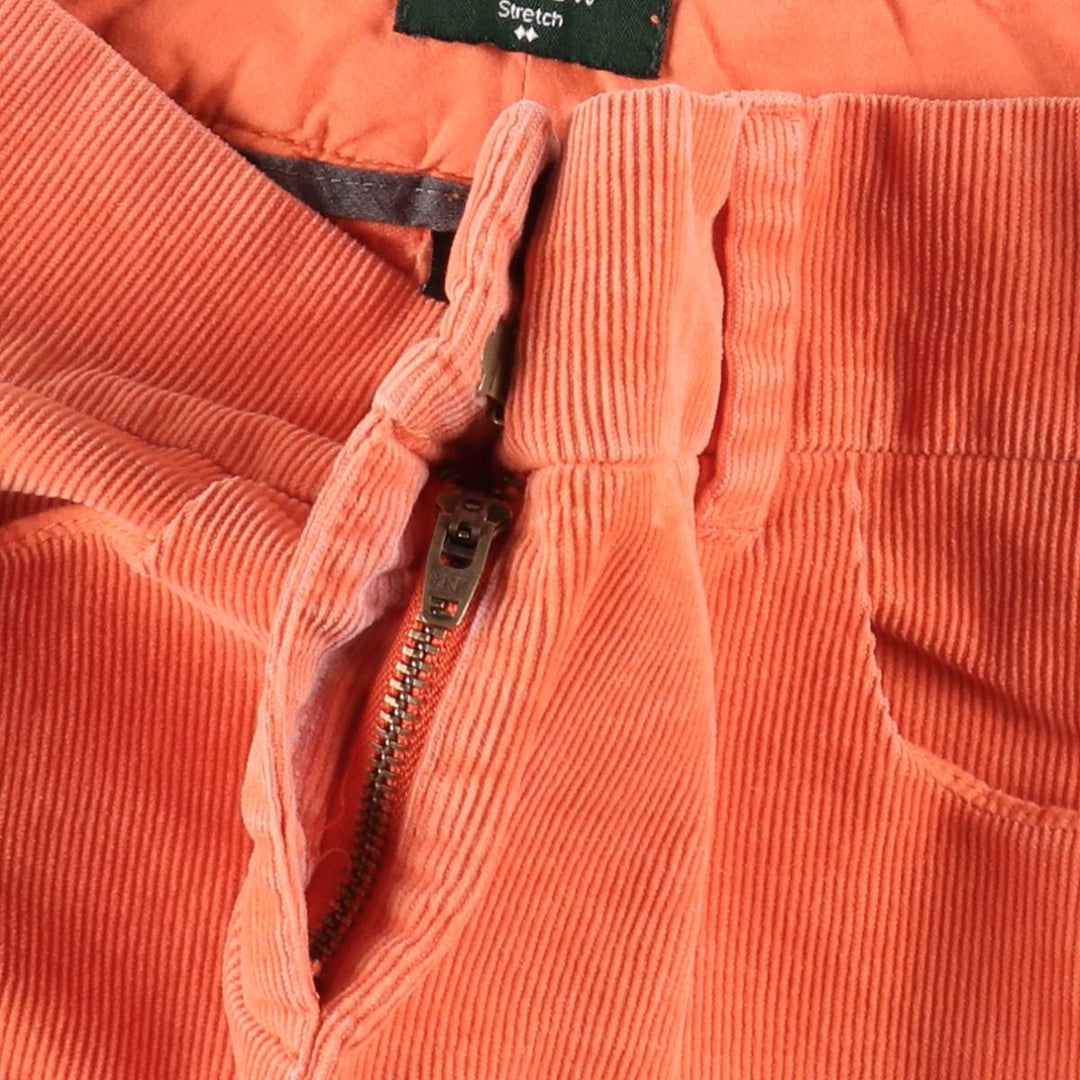 J.Crew corduroy A-line mini skirt, women's size L (approx.) cotton orange type Vintage Second Hand