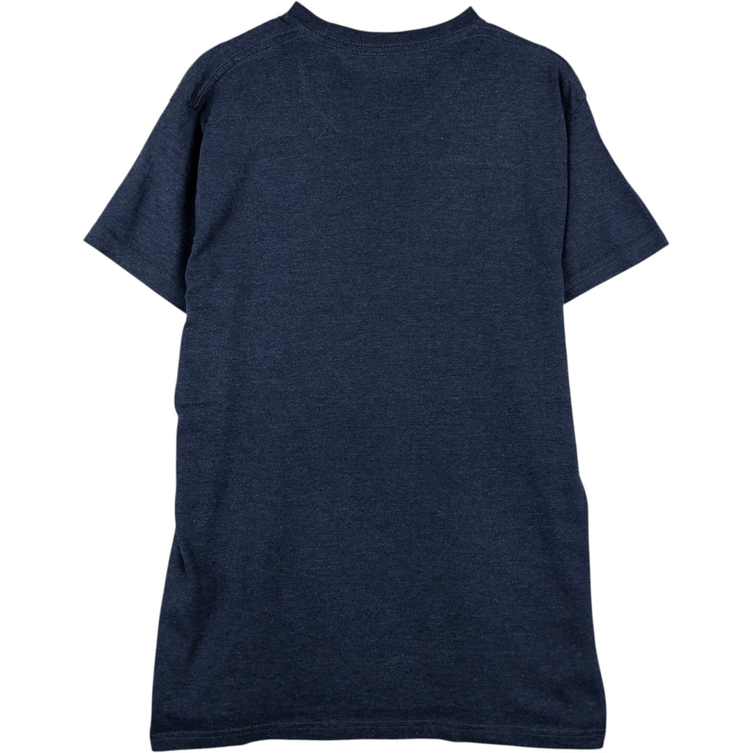 NIRVANA Nirvana Band T-shirt, Band T, Men's L size cotton navy blue type Vintage Second Hand