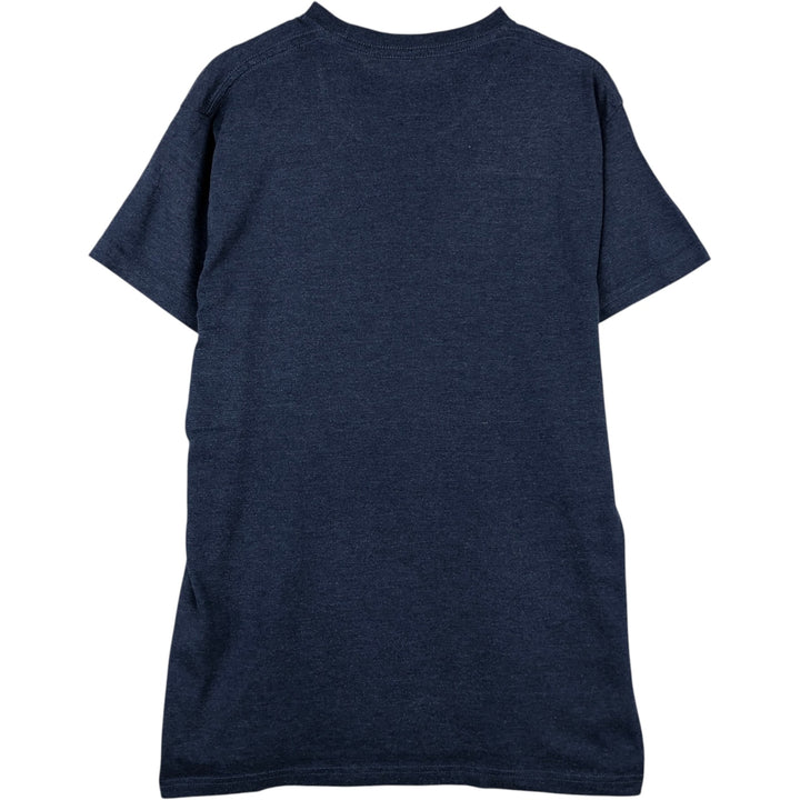 NIRVANA Nirvana Band T-shirt, Band T, Men's L size cotton navy blue type Vintage Second Hand