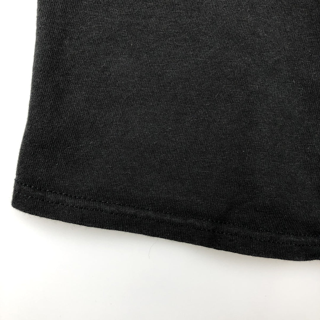 NIRVANA Nirvana Band T-shirt, Band T, Men's L size cotton black type Vintage Second Hand