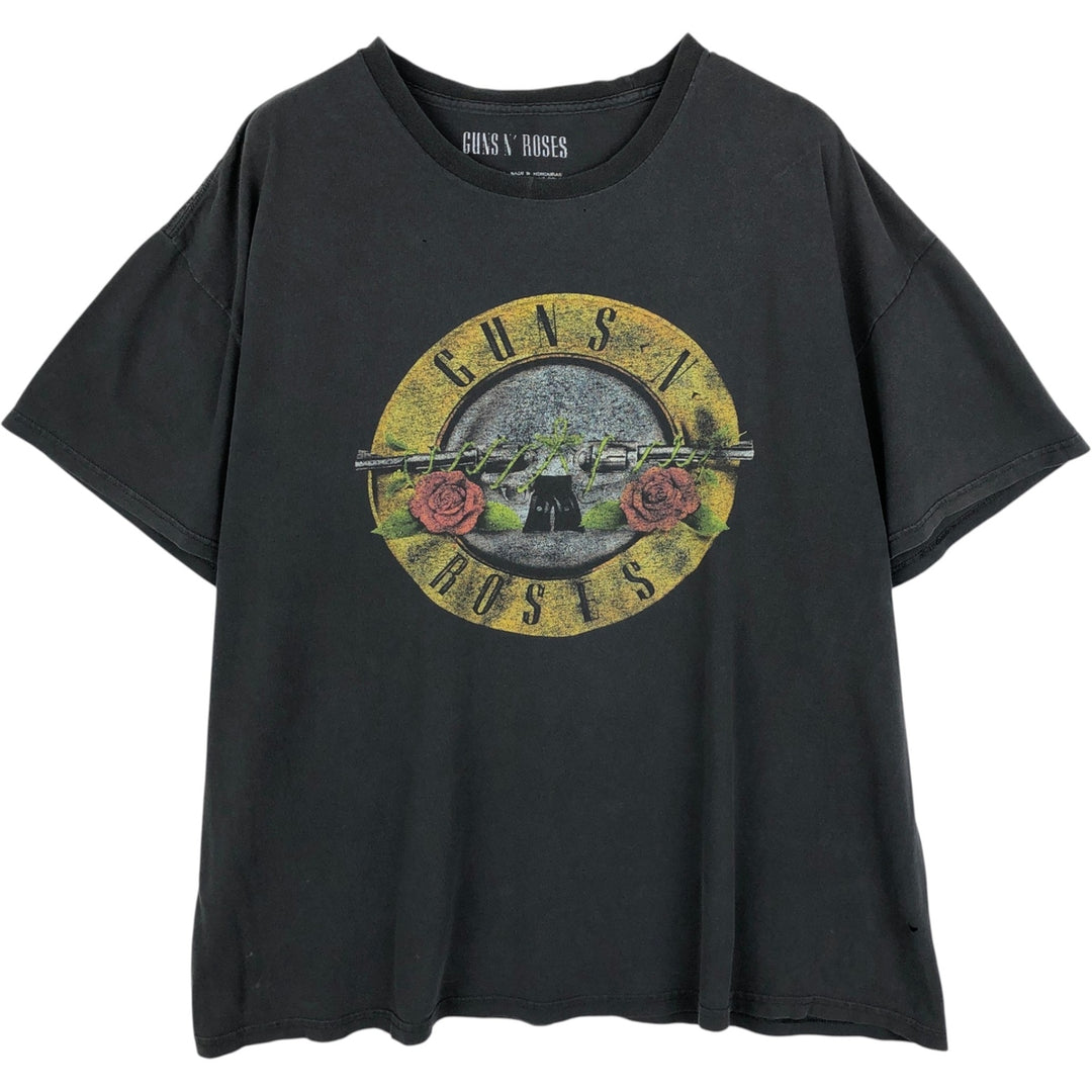 Guns N' Roses Band T-shirt, Band T, Men's XL size cotton black type Vintage Second Hand