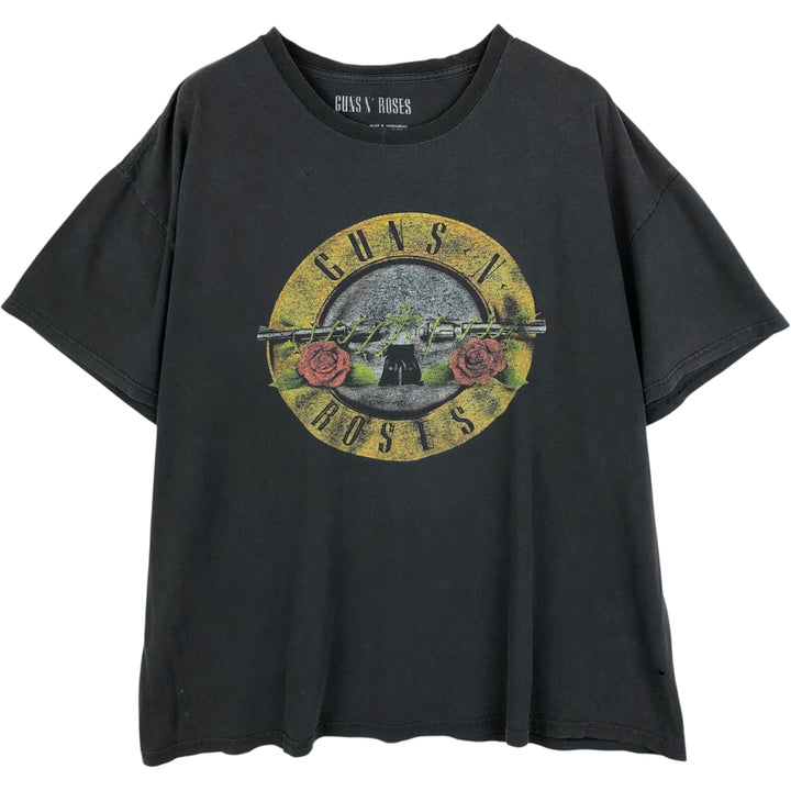 Guns N' Roses Band T-shirt, Band T, Men's XL size cotton black type Vintage Second Hand