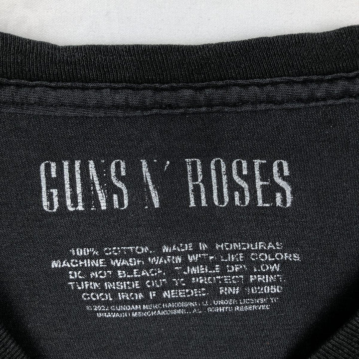 Guns N' Roses Band T-shirt, Band T, Men's XL size cotton black type Vintage Second Hand
