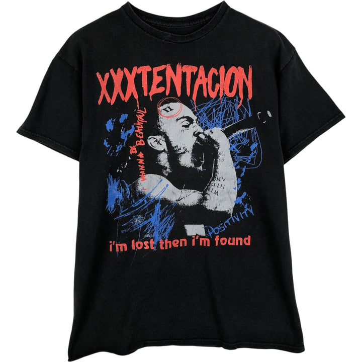 XXXTENTACION XXXTentacion Wrap T-Shirt, Men's Size L cotton black type Vintage Second Hand