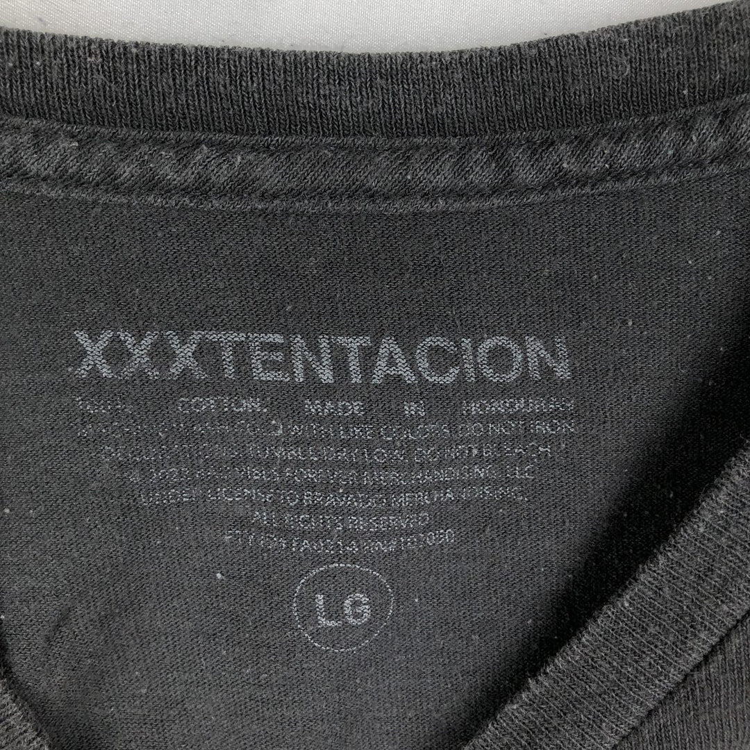 XXXTENTACION XXXTentacion Wrap T-Shirt, Men's Size L cotton black type Vintage Second Hand