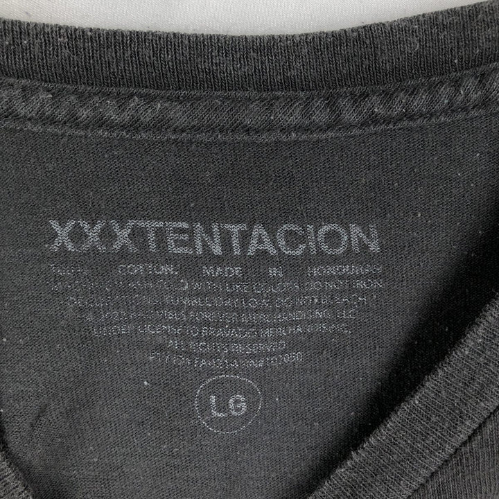 XXXTENTACION XXXTentacion Wrap T-Shirt, Men's Size L cotton black type Vintage Second Hand