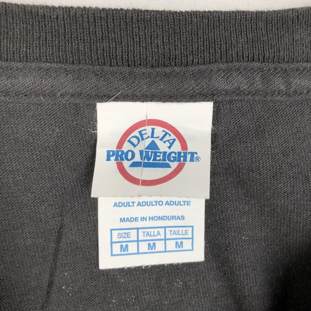 DELTA POST MALONE Wrap T-Shirt (Men's Size M) cotton black type Vintage Second Hand