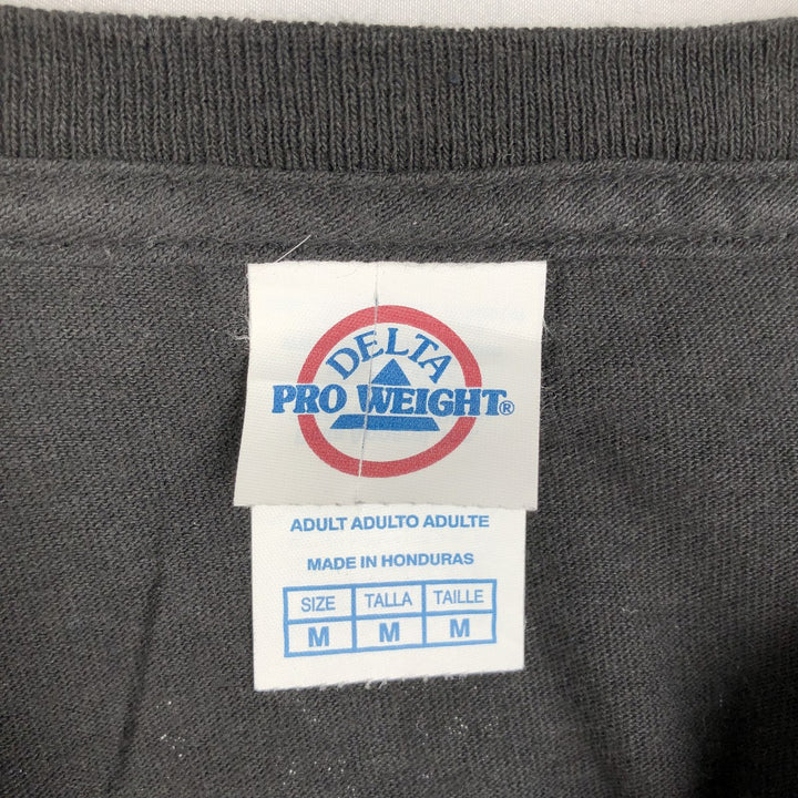 DELTA POST MALONE Wrap T-Shirt (Men's Size M) cotton black type Vintage Second Hand