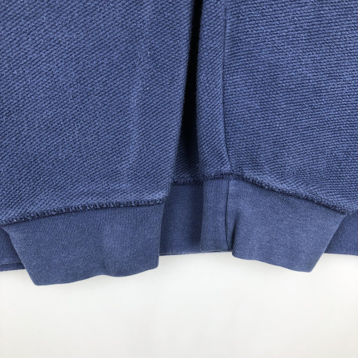 ~2000'S Lands' End Plain Blank Sweatshirt (Women's Size M) cotton blue type Vintage Second Hand