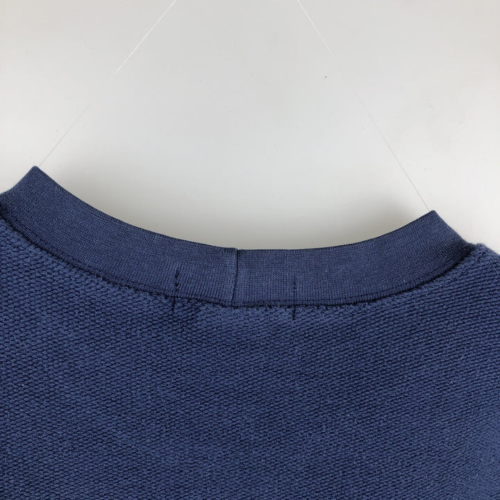 ~2000'S Lands' End Plain Blank Sweatshirt (Women's Size M) cotton blue type Vintage Second Hand
