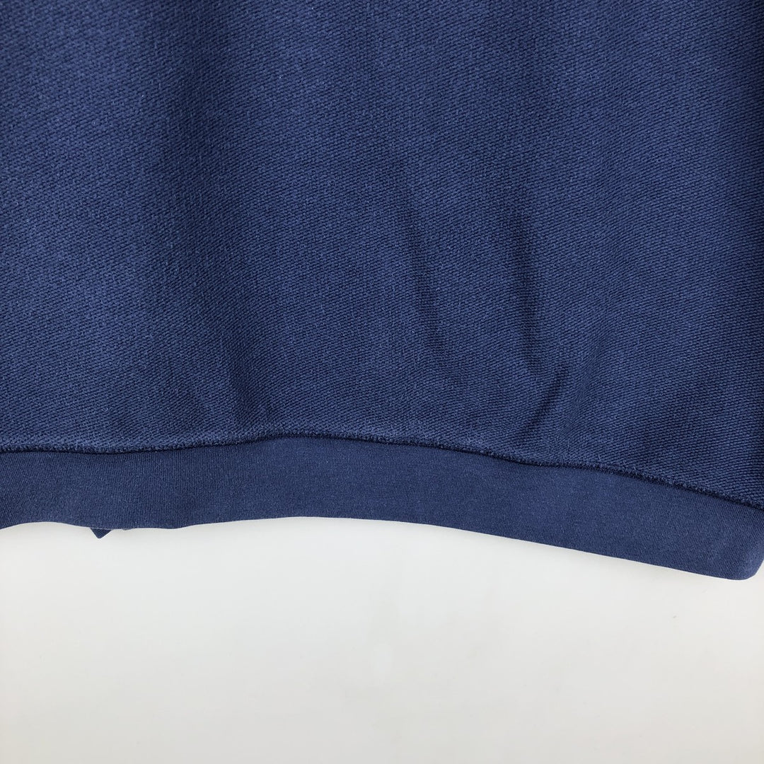 ~2000'S Lands' End Plain Blank Sweatshirt (Women's Size M) cotton blue type Vintage Second Hand