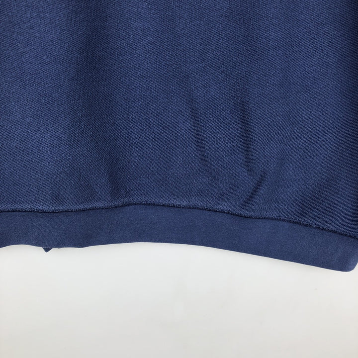 ~2000'S Lands' End Plain Blank Sweatshirt (Women's Size M) cotton blue type Vintage Second Hand