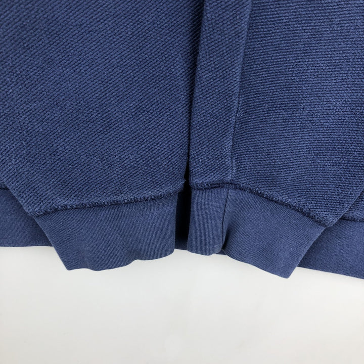 ~2000'S Lands' End Plain Blank Sweatshirt (Women's Size M) cotton blue type Vintage Second Hand