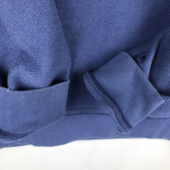 ~2000'S Lands' End Plain Blank Sweatshirt (Women's Size M) cotton blue type Vintage Second Hand