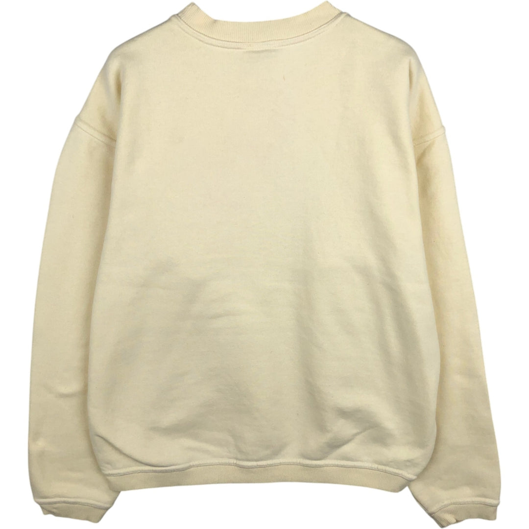 2000'S Disney Bambi character sweatshirt, women's size L (approx.) unclear unbleached Vintage Second Hand
