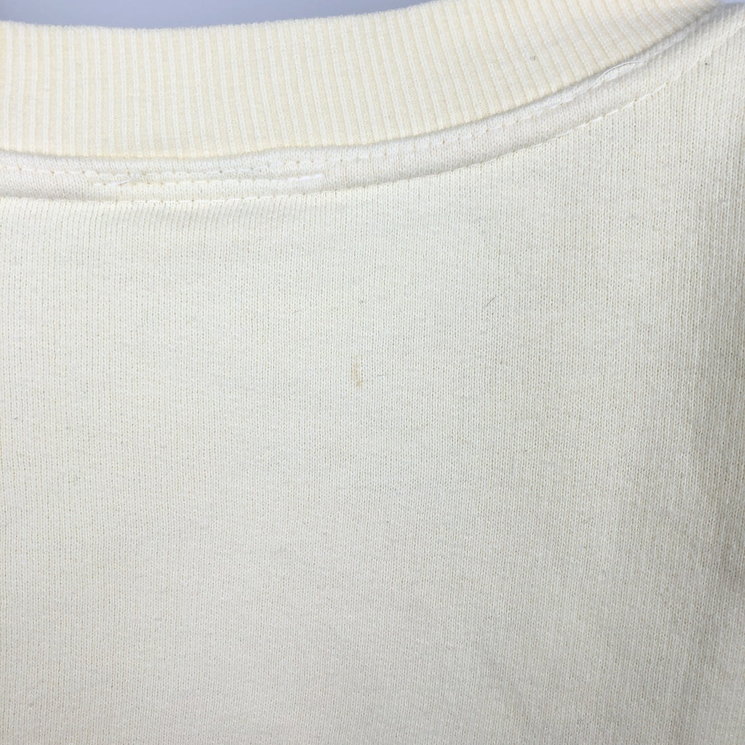 2000'S Disney Bambi character sweatshirt, women's size L (approx.) unclear unbleached Vintage Second Hand
