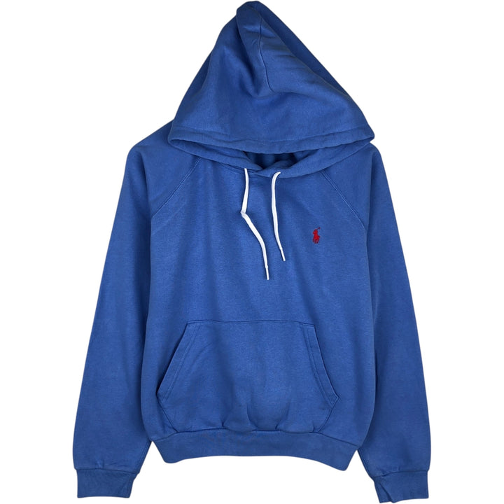 Ralph Lauren POLO RALPH LAUREN sweatshirt pullover hoodie, women's XL size cotton blue type Vintage Second Hand