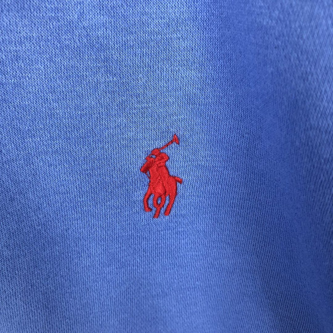 Ralph Lauren POLO RALPH LAUREN sweatshirt pullover hoodie, women's XL size cotton blue type Vintage Second Hand