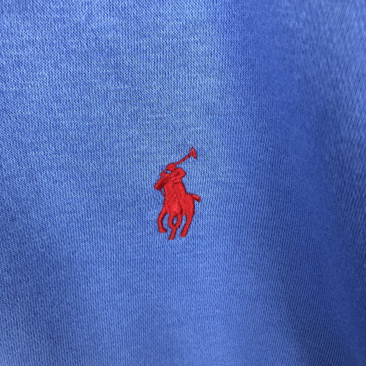Ralph Lauren POLO RALPH LAUREN sweatshirt pullover hoodie, women's XL size cotton blue type Vintage Second Hand
