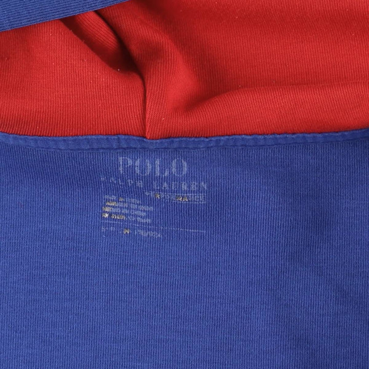 Ralph Lauren POLO RALPH LAUREN Sweat Full-Zip Hoodie, Women's Size M (approx.) polyester blue type Vintage Second Hand