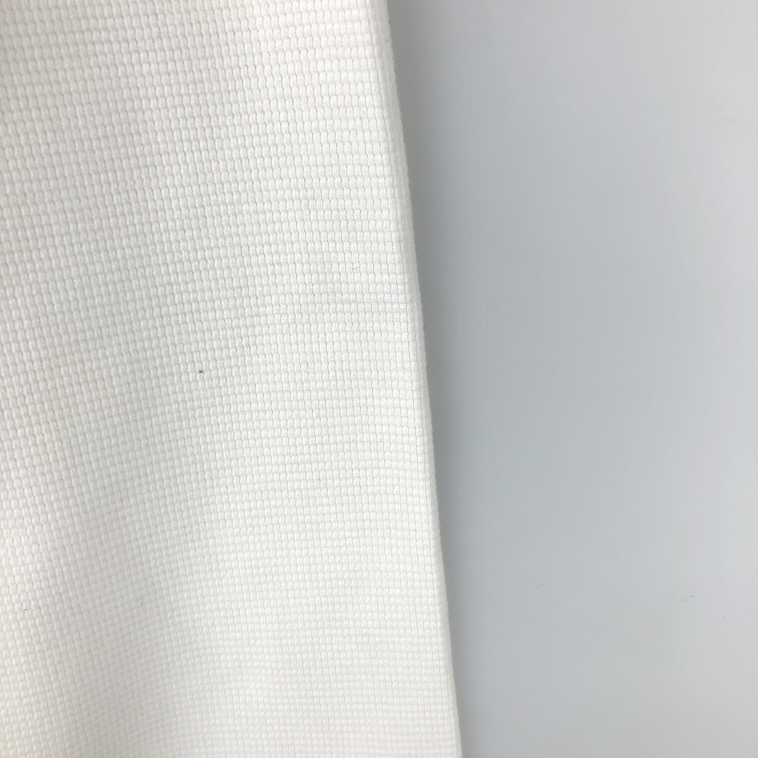 Ralph Lauren POLO RALPH LAUREN One-Point Thermal Long-Sleeve T-Shirt, Waffle Knit, Women's Size M (approx.) cotton white type Vintage Second Hand