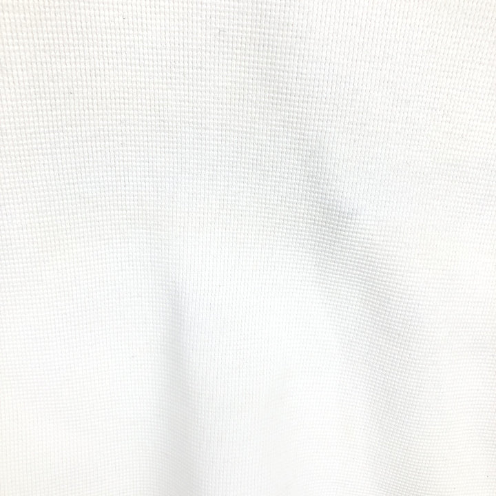 Ralph Lauren POLO RALPH LAUREN One-Point Thermal Long-Sleeve T-Shirt, Waffle Knit, Women's Size M (approx.) cotton white type Vintage Second Hand