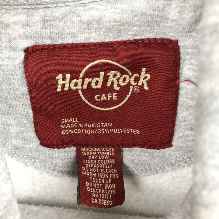 HARD ROCK CAFE Advertising Pullover Hoodie, Women's, Size S cotton gray type Vintage Second Hand