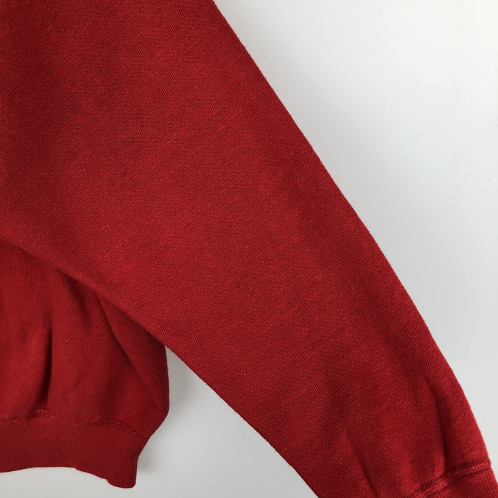 90'S GYM-MASTER BEAVER CANOE Printed Sweatshirt, Made in Canada, Women's Size M (approx.), Vintage cotton red type Vintage Second Hand