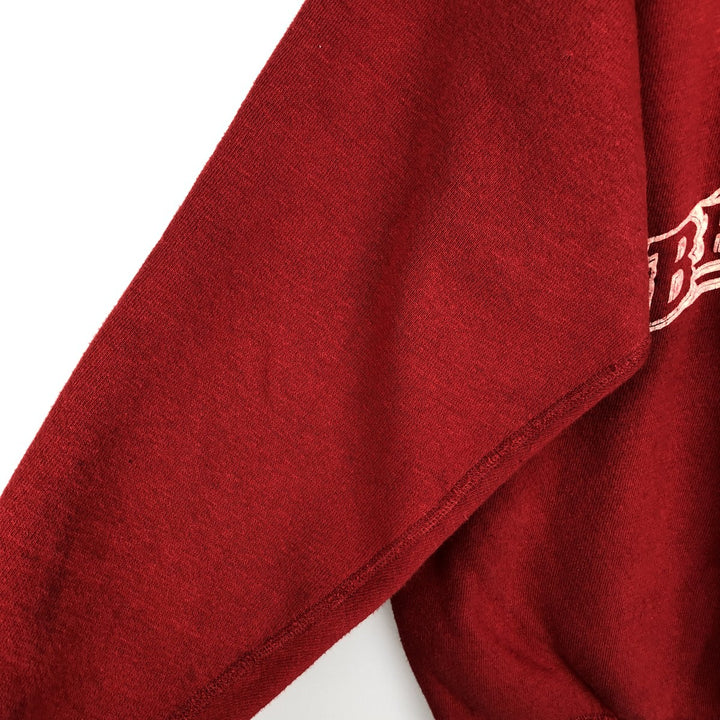 90'S GYM-MASTER BEAVER CANOE Printed Sweatshirt, Made in Canada, Women's Size M (approx.), Vintage cotton red type Vintage Second Hand