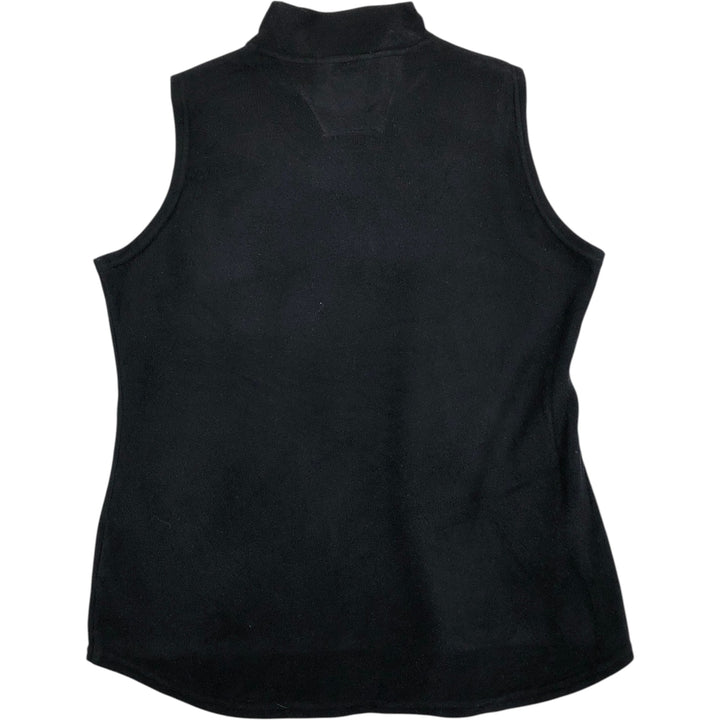 Harley-Davidson Advertising Pullover High-Neck Fleece Vest, Made in USA, Women's Size M (approx.) polyester black type Vintage Second Hand