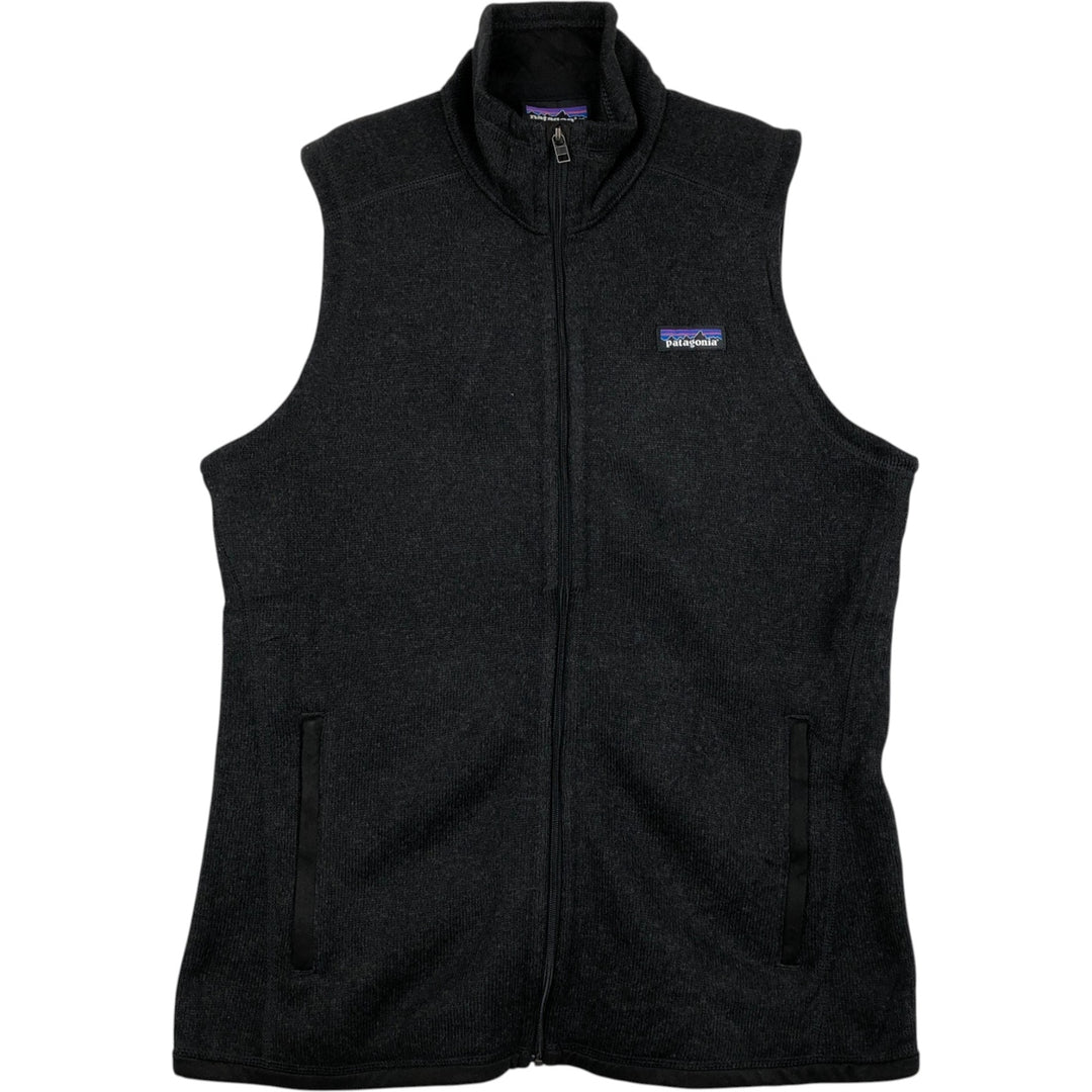 Patagonia Better Sweater Vest 25887FA19 Fleece Vest (Women's Size L) polyester black type Vintage Second Hand
