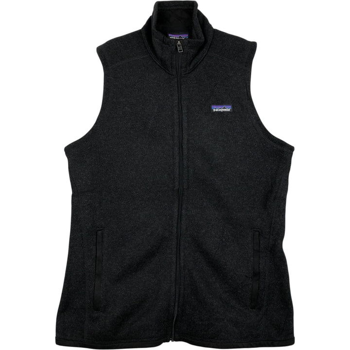 Patagonia Better Sweater Vest 25887FA19 Fleece Vest (Women's Size L) polyester black type Vintage Second Hand