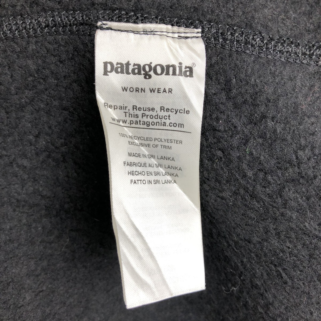 Patagonia Better Sweater Vest 25887FA19 Fleece Vest (Women's Size L) polyester black type Vintage Second Hand