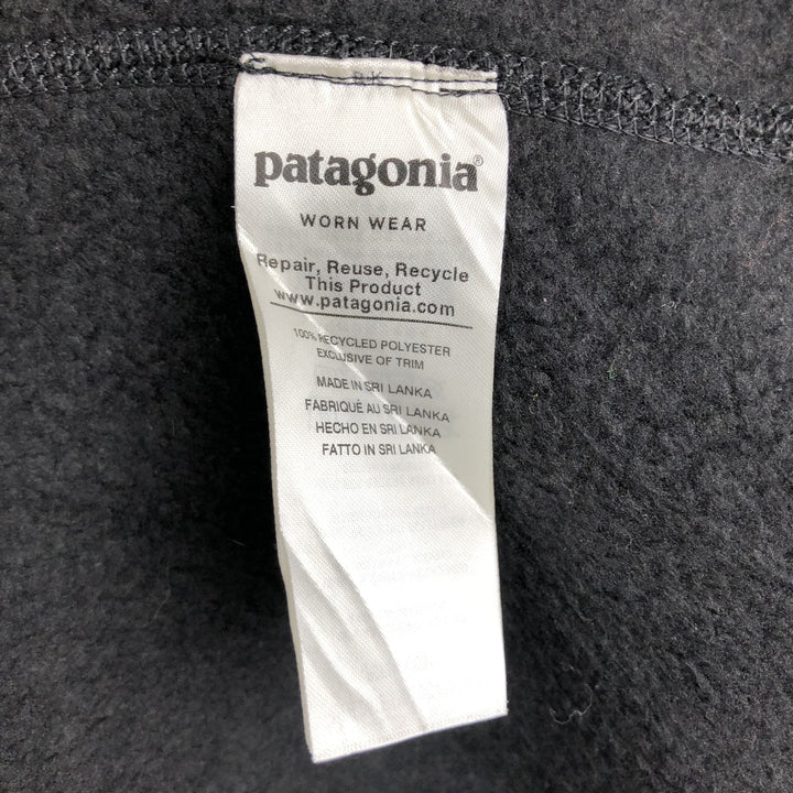 Patagonia Better Sweater Vest 25887FA19 Fleece Vest (Women's Size L) polyester black type Vintage Second Hand