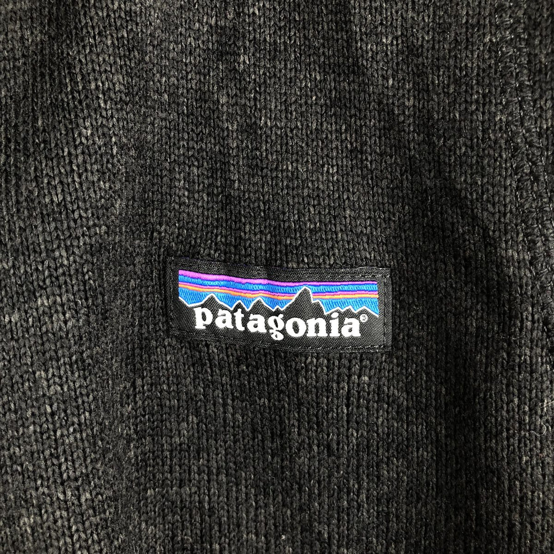 Patagonia Better Sweater Vest 25887FA19 Fleece Vest (Women's Size L) polyester black type Vintage Second Hand