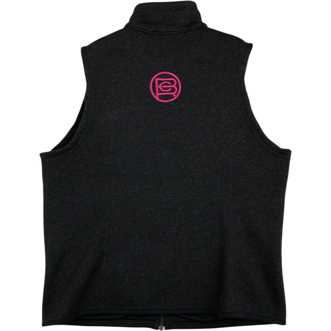 Patagonia Better Sweater Vest 25886FA18 Fleece Vest (Women's Size L) polyester black type Vintage Second Hand