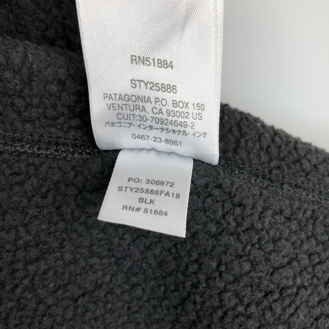 Patagonia Better Sweater Vest 25886FA18 Fleece Vest (Women's Size L) polyester black type Vintage Second Hand