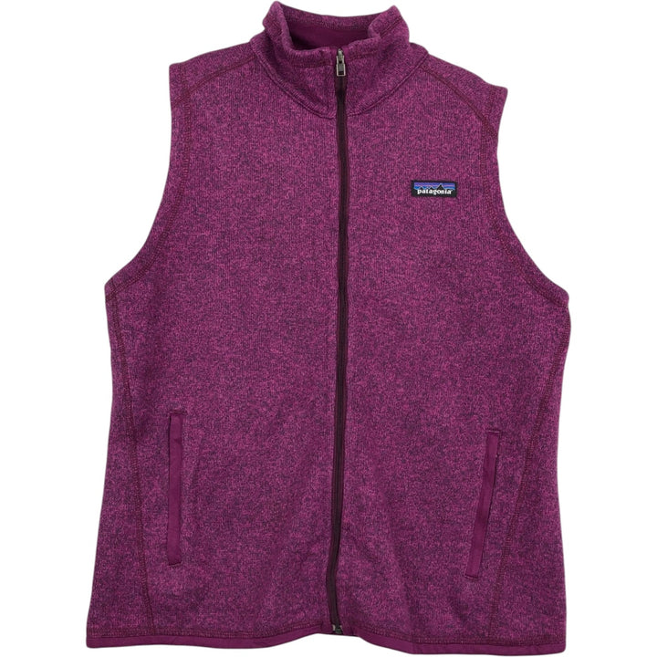 Patagonia Better Sweater Vest 25886FA16 Fleece Vest (Women's Size M) polyester pink type Vintage Second Hand