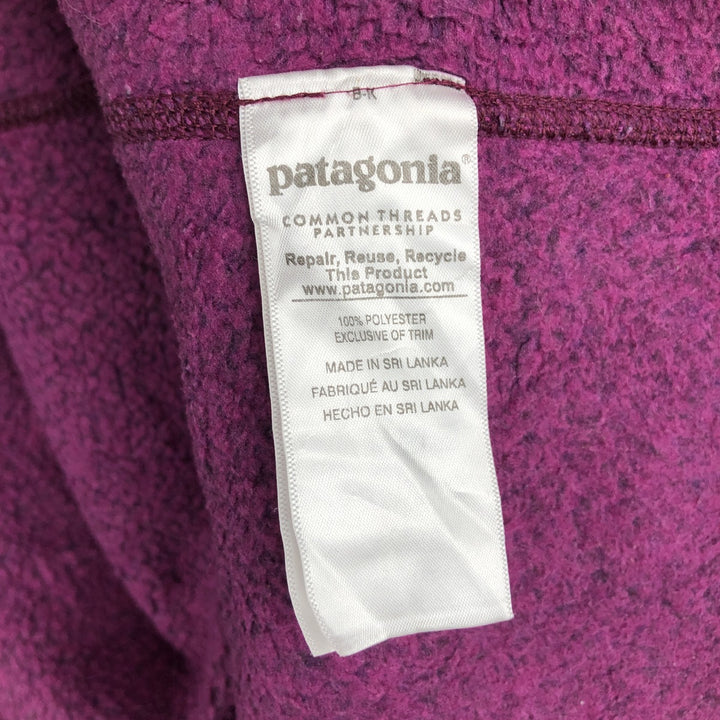 Patagonia Better Sweater Vest 25886FA16 Fleece Vest (Women's Size M) polyester pink type Vintage Second Hand