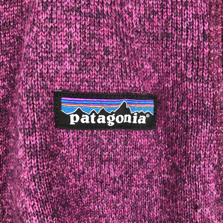 Patagonia Better Sweater Vest 25886FA16 Fleece Vest (Women's Size M) polyester pink type Vintage Second Hand