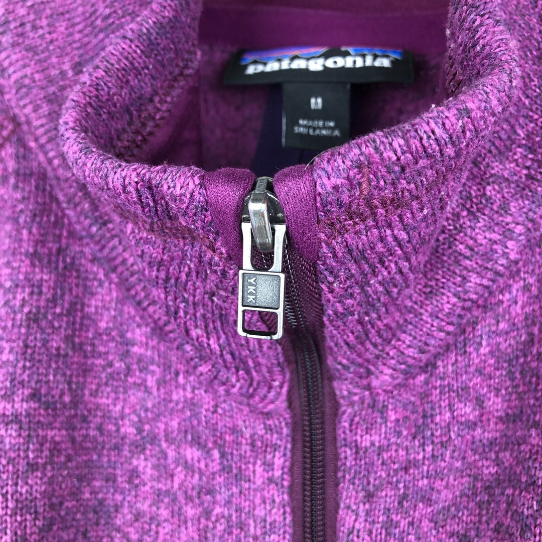 Patagonia Better Sweater Vest 25886FA16 Fleece Vest (Women's Size M) polyester pink type Vintage Second Hand