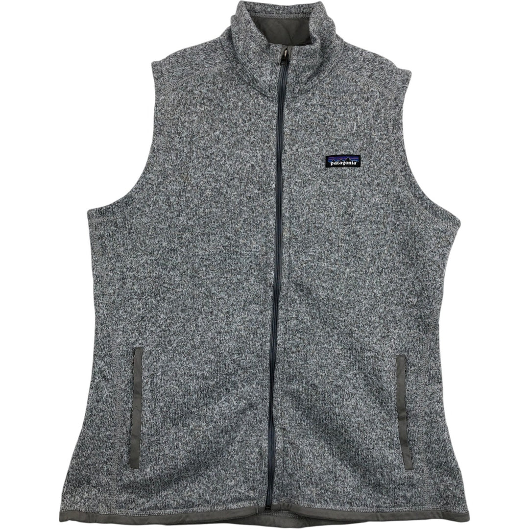Patagonia Better Sweater Vest 25887FA19 Fleece Vest, Women's XL (approx.) polyester gray type Vintage Second Hand