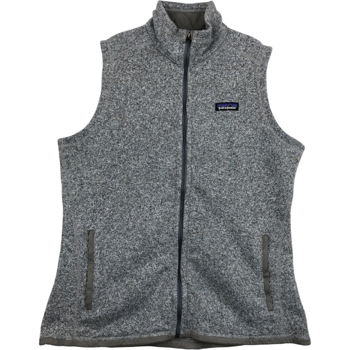 Patagonia Better Sweater Vest 25887FA19 Fleece Vest, Women's XL (approx.) polyester gray type Vintage Second Hand