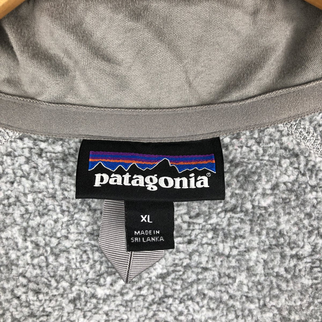 Patagonia Better Sweater Vest 25887FA19 Fleece Vest, Women's XL (approx.) polyester gray type Vintage Second Hand