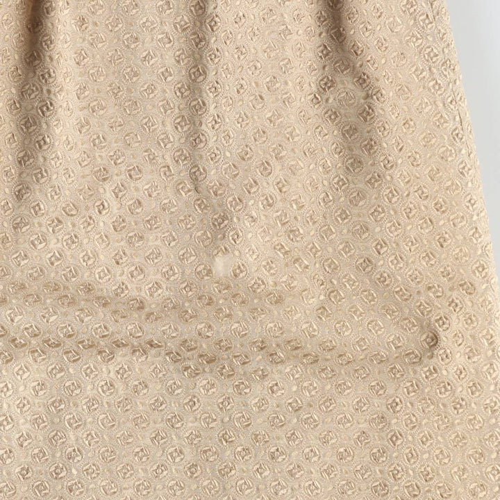 Back-opening maxi A-line skirt, women's size S. unclear Beige type Vintage Second Hand