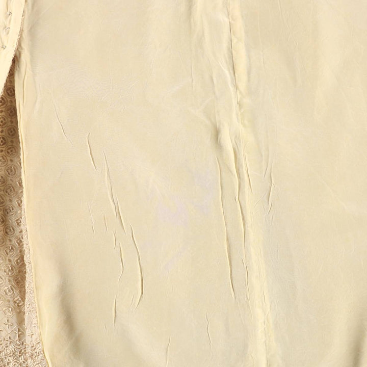 Back-opening maxi A-line skirt, women's size S. unclear Beige type Vintage Second Hand