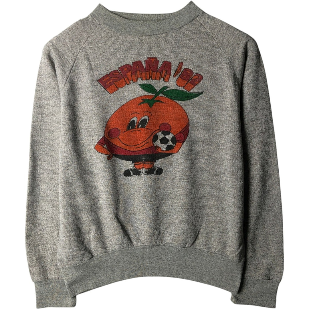 MIAMI Printed Sweatshirt, Women's Size L (approx.), Vintage unclear gray type Vintage Second Hand