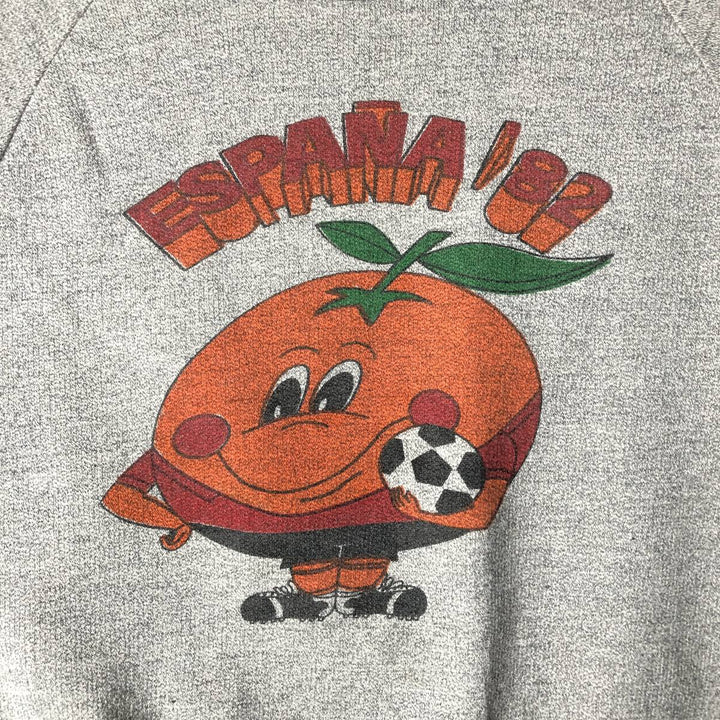 MIAMI Printed Sweatshirt, Women's Size L (approx.), Vintage unclear gray type Vintage Second Hand