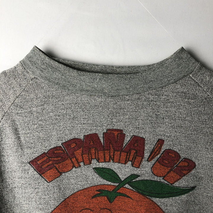 MIAMI Printed Sweatshirt, Women's Size L (approx.), Vintage unclear gray type Vintage Second Hand