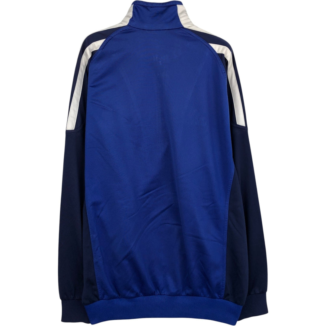 00'S adidas jersey track jacket, men's size L unclear blue type Vintage Second Hand